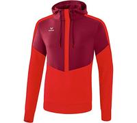 Erima Squad, Felpa con Cappuccio Men's, Bordeaux/Rosso, M