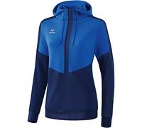 Felpa con cappuccio da donna Erima Squad Bleu 40