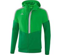 Erima Squad Tracktop, fern green/smeraldo/silver grey, XL
