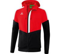 Erima SQUAD TRACKTOP JACKE MIT KAPUZE Giacche con cappuccio 3XL Rosso