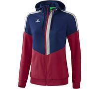 Erima Squad Training Jacket Allenamento, new navy/bordeaux/silver grey, 42
