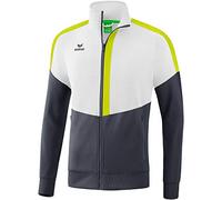 Erima Squad Worker, bianco/slate grey/bio lime, 3XL