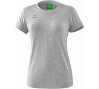 Erima T-Shirt Elegante T-Shirt, Donna, Grigio Chiaro Melange, 44