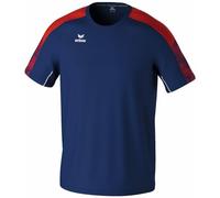 Erima T-Shirt Evo Star (1082404) Unisex - Bambini e Ragazzi, New Navy/Rosso, 140