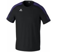 Erima T-Shirt Evo Star (1082407) Unisex - Bambini e Ragazzi, Nero/Ultra Violet, 164