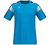 Erima T-Shirt Funzionale Celebrate 125 (1082506) Unisex - Bambini e Ragazzi, Curacao/New Royal, 152