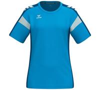 Erima T-Shirt Funzionale Celebrate 125 (1082515) Donna, Curacao/New Royal, 42