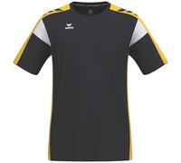 Erima T-Shirt Funzionale Celebrate 125 (1082528) Unisex - Bambini e Ragazzi, Nero/Giallo, 164