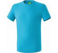 Erima Teamsport - Maglietta a Maniche Corte Unisex - Bambini, Blu (Curacao), 152