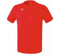 Erima Teamsport, Maglietta a Maniche Corte Unisex - Bambini, Rosso, 128