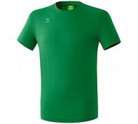 Erima Teamsport - Maglietta a Maniche Corte Unisex - Bambini, Verde (Smeraldo), 164