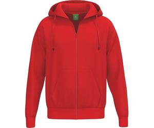 Erima TS giacca con cappuccio (2072613) Unisex - Bambini e ragazzi, rosso, 152