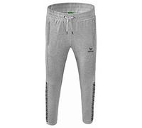 Erima Uomo Essential Team Pantaloni Felpa, Grigio Chiaro Melange, L