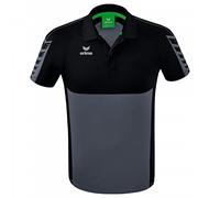 Erima Six Wings Short Sleeve Polo Nero S Uomo
