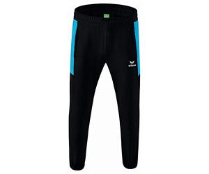 Erima Uomo Team Pantaloni da rappresentanza, Nero/Curacao, 3XL
