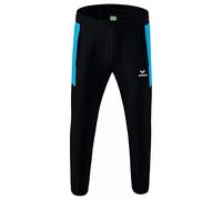 Erima Uomo Team Pantaloni da rappresentanza, Nero/Curacao, XL