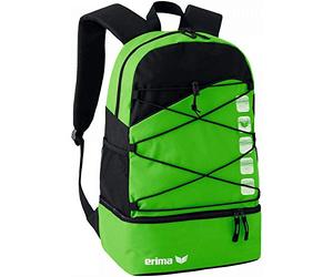 Erima Zaino multifunzione con scomparto sul fondo Backpack, granito/nero, 1