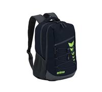 Erima Zaino Six Wings senza scomparto inferiore | (7232610) Unisex, nero/green gecko, 1