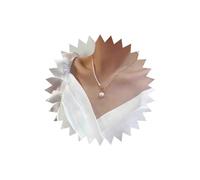 Erimberate Collana girocollo con perle bohémien, collana con ciondolo in oro barocco con perle e graffette, collana a catena con chiusura a levetta, gioielli per donne