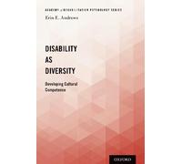 Erin E. Andrews Disability as Diversity (Tascabile)