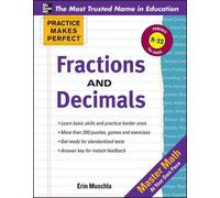 Erin Muschla Practice Makes Perfect: Fractions, Decimals, and Percen (Tascabile)