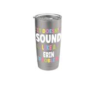 ERIN Personalized Women's Gift Custom ERIN Bicchiere termico in acciaio inox doppia parete