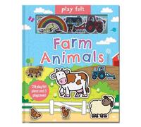 Erin Ranson Play Felt Farm Animals - Activity Book (Libro di cartone)