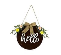 ERINGOGO 1 Pz Decorazioni della Ghirlanda Arredamento di Benvenuto Decorazione Sospesa Parole di Saluto Decorazioni Sospese Decorazioni di Parole di Saluto di Legno