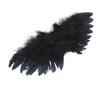 ERINGOGO 1 Pz Doll Little Angel Wings ornamento di ala d'angelo fai da te ornamento dell'ala ornamento di d'angelo ornamento fai da te d'angelo ornamenti di d'angelo Nero
