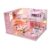 ERINGOGO 1 Pz miniappartamento appartamento fai da te giocattolo di assemblaggio manuale casa fai da te in miniatura mini casa fai da te di cabina