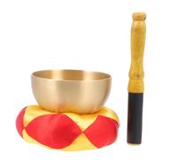 ERINGOGO 1 set Ciotole Tibetane per Meditazione Strumento Canto per Rilassamento e Yoga per Ufficio e Ritiri Tonalità Uniche per Meditazione Profonda e Creatività Design Compatto e