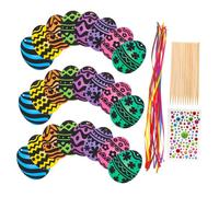 ERINGOGO 1 Set Di Gratta E Vinci Per Decorazioni Per Neonati Gratta E Vinci Giocattoli Per Disegnare Uova Kit Per La Creazione Di Biglietti Lavoretti Con Le Uova Forniture Per La