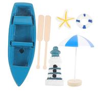 ERINGOGO 1 Set Di Ornamenti Nautici Per La Vela Mediterranea Decorazioni Nautiche Per La Casa Mini Oggetti Di Scena Per Il Paesaggio Modelli Di Micro Paesaggi Barca A Vela In Resina