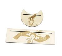 ERINGOGO 1 Set Legno per Carte Tarocchi con Design Forma e Espositore Decorativo per Meditazione Ottimo per Casa e Ufficio