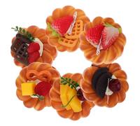 ERINGOGO 1 Set Pane Simulato PU Decorazioni Realistiche per Fotografia e Esposizione Accessorio per Tavolo e Staging Dessert per Eventi e Decorazioni Domestiche