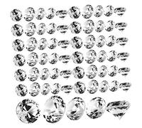ERINGOGO 1 Set Scavaggio del Matrimonio Sonico Rosa Numero Gemma Perline Strass Diamanti Kit Centrotavola per Tavola Vaso Decorazioni Gioielli Diamante Pietre Acrilico Trasparente 500 Pezzi