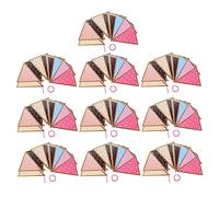 ERINGOGO 10 Pezzi Bandierine Triangolari Colorate per Decorazioni Festa e Aula Festone Banner Decorativo per Cameretta Casa e Indoor Outdoor