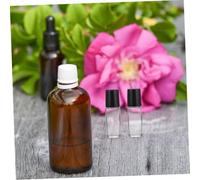 ERINGOGO 10 Pezzi Bottiglie Roll in Vetro Trasparente con Applicatore per Essenziali Contenitori Vuoti per Massaggi e Profumi con per Viaggi e