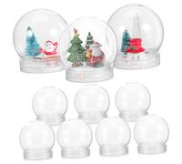 Eringogo 10 Pezzi Globi D'Acqua Trasparenti Con Tappo a Vite Sfere Per Palle Di Neve Fai Da Te Leggere E Resistenti Per Creazioni Artigianali E Decorazioni Personalizzate