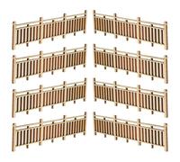 ERINGOGO 10 Pezzi Modellismo Villaggio Mini Paesaggio Recinzione Decorativa per Casa delle Fate e Progetti Te