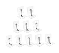 ERINGOGO 10 set Fissaggi Adesivi per Mobili Antiribaltamento Forare Ancoraggi Sicuri per Librerie Scaffali Tv Armadi e Mobili per Protezione e Facili Installare