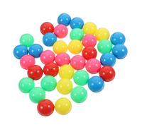 ERINGOGO 100 Palline di Plastica Vuote Colorate 20 Mm per Conteggio, Gioco delle Biglie e Problemi di Probabilità, Set Educativo per Scuola Elementare, Sicure e Luminose per Ragazzo