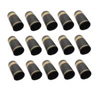 ERINGOGO 100 Pezzi Capsule Termo Restringenti per Bottiglie Vino Copertura Sigillante in Plastica Resistente con Oro Nero per Bottiglie Bocca Dritta Facile da Rimuovere per Enoteche e Uso