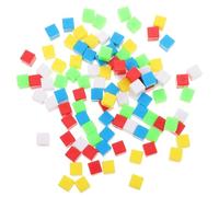 ERINGOGO 100 pezzi Cubetti Plastica Colorati per Giochi Didattici Matematica Elementare Blocchi Impilabili per Sequenze Misure e Creatività Materiale Educativo per Insegnanti