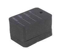 ERINGOGO 100 Pezzi Etichette per Abbigliamento da Appendere Nere 3,5x5 Cm Cartellini dei Prezzi per Esposizione Vestiti Negozi al Dettaglio Etichette Stampabili per Articoli