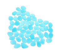 ERINGOGO 100 Pezzi Pietra Luminosa Ornamenti del Serbatoio di Pesce Luminoso Arredamento Pescare Pietraluce Roccia Decorazioni Rocce D'acquario Il Acquario Rocce Ghiaia Calcolo Resina Blu