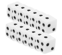 ERINGOGO 100pezzi Dadi Acrilico Multi-faccia Per Giochi Da Tavolo Accessori Per Giochi Società e Matematica Adatti Casa e Bar