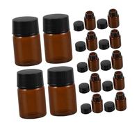 ERINGOGO 100pezzi Flaconi da Viaggio in Vetro da Marroni Dispenser per Cosmetici Contenitori per Trucco Ricaricabili per Sottoconfezione e Protezione da Perdite