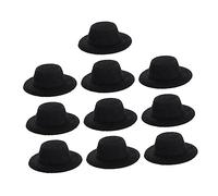 ERINGOGO 10pezzi Mini Cappelli Jazz Per Bambole Accessori Per Artigianato Decorazione e Foto Eleganti Cappelli Miniature Per Progetti Creativi