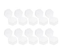 ERINGOGO 10pezzi Scatole Trasparenti Contenitori Per Succhietti Design e Portatile Per e Facile e Riutilizzabili